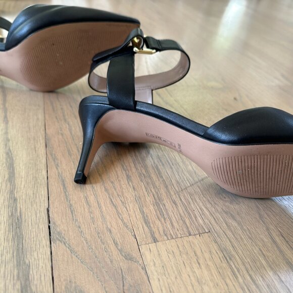 New never worn black heeled shoes size 10 - Picture 6 of 6